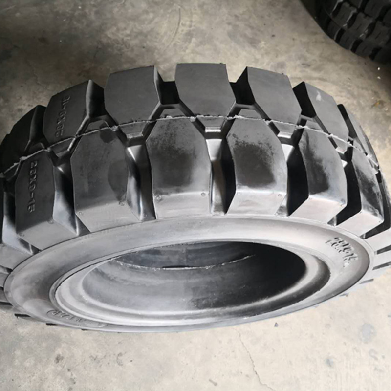 批發(fā)實心胎叉車工程機械輪胎 5.00-8 7.00-12 100-20輪胎實心輪胎